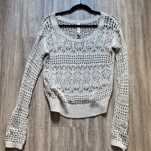 Aeropostale see through sweater